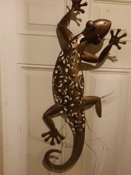 Gecko, Metal  Gecko,Yard Gecko,Wall Art