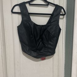 Black Leather Top