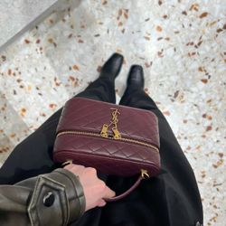 Ysl Burgandy Bag