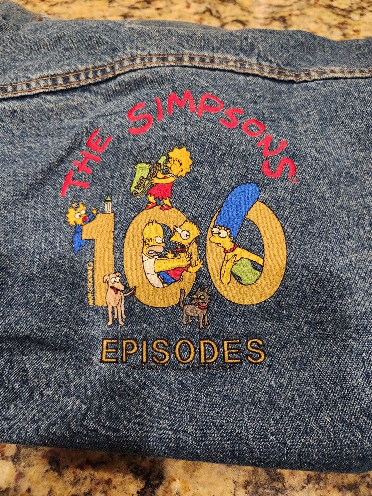 Simpsons 100 Episode Commemorative Denim Jacket
