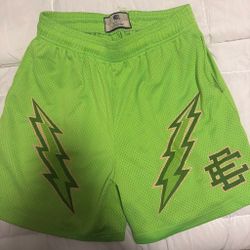 Eric Emanuel Green Lightning Shorts