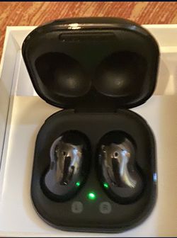  SAMSUNG Galaxy Buds Live True Wireless Earbuds US Version  Active Noise Cancelling Wireless Charging Case Included, Mystic Black :  Electronics