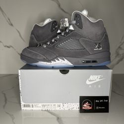 Brand New Jordan 5 Wolf Grey Size 11.5M