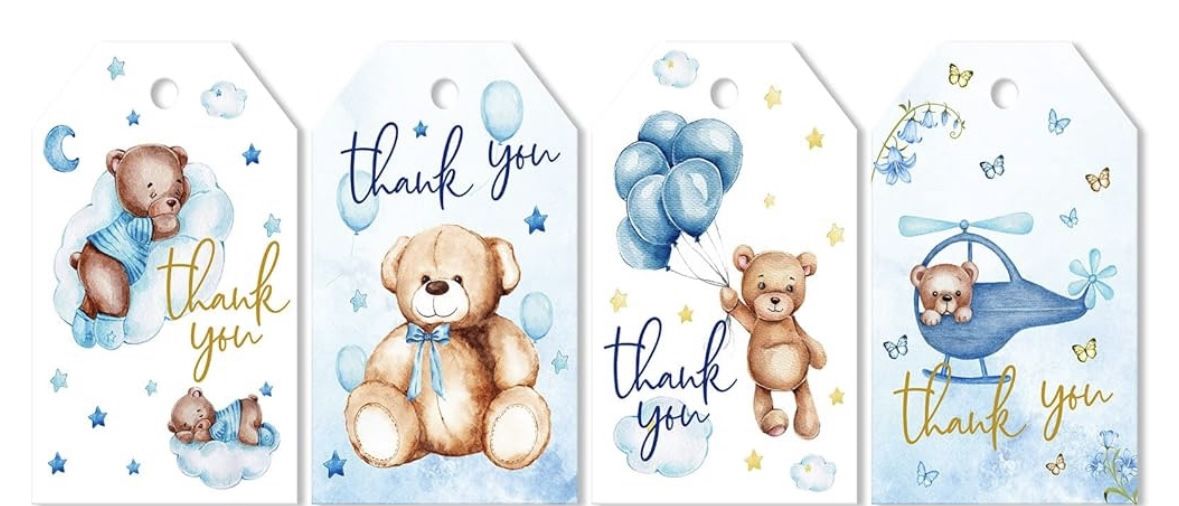 Baby Shower Thank You Tags 