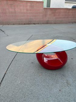 Red coffee table