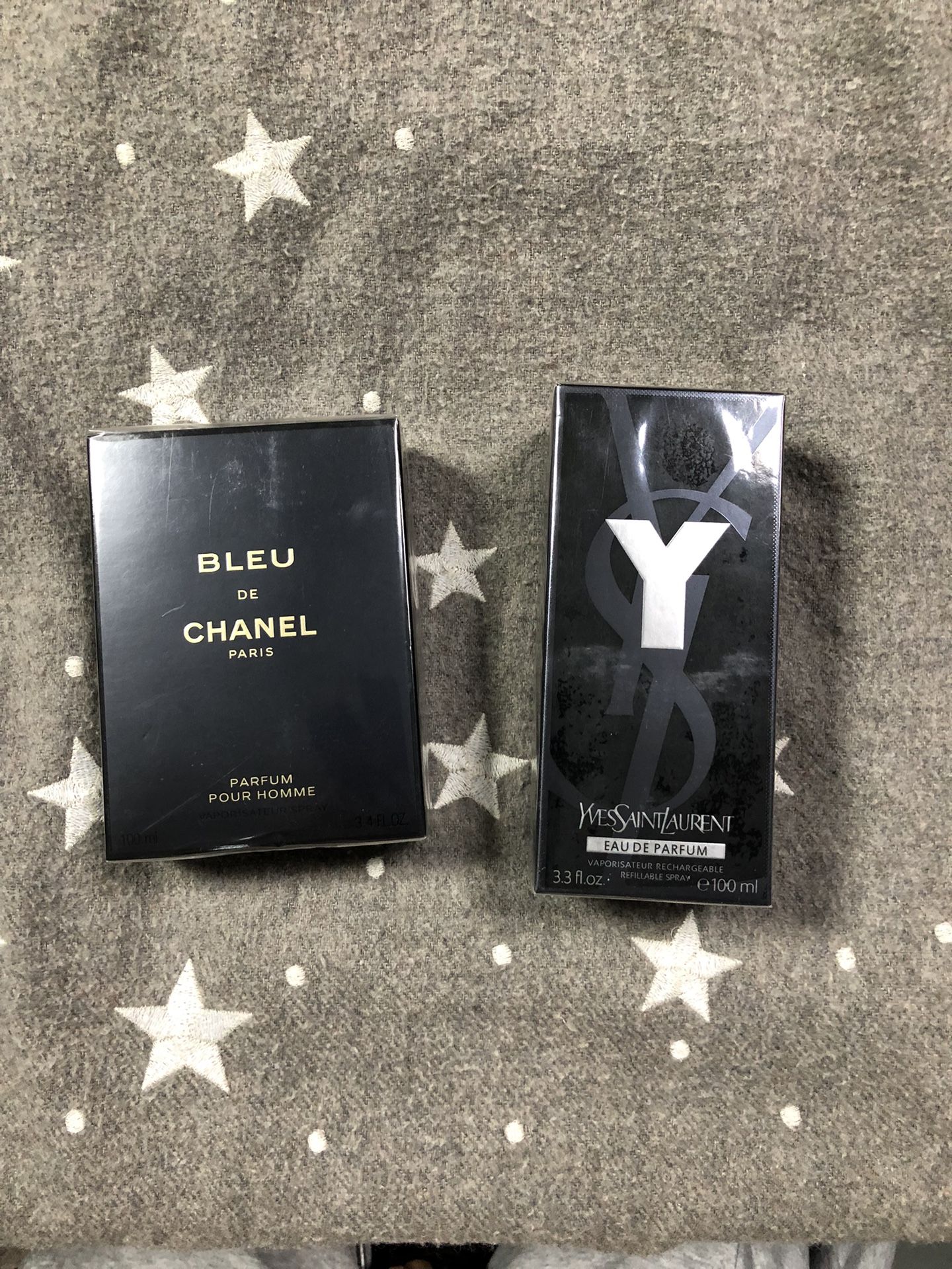 YSL Y and Chanel Bleu 100ml