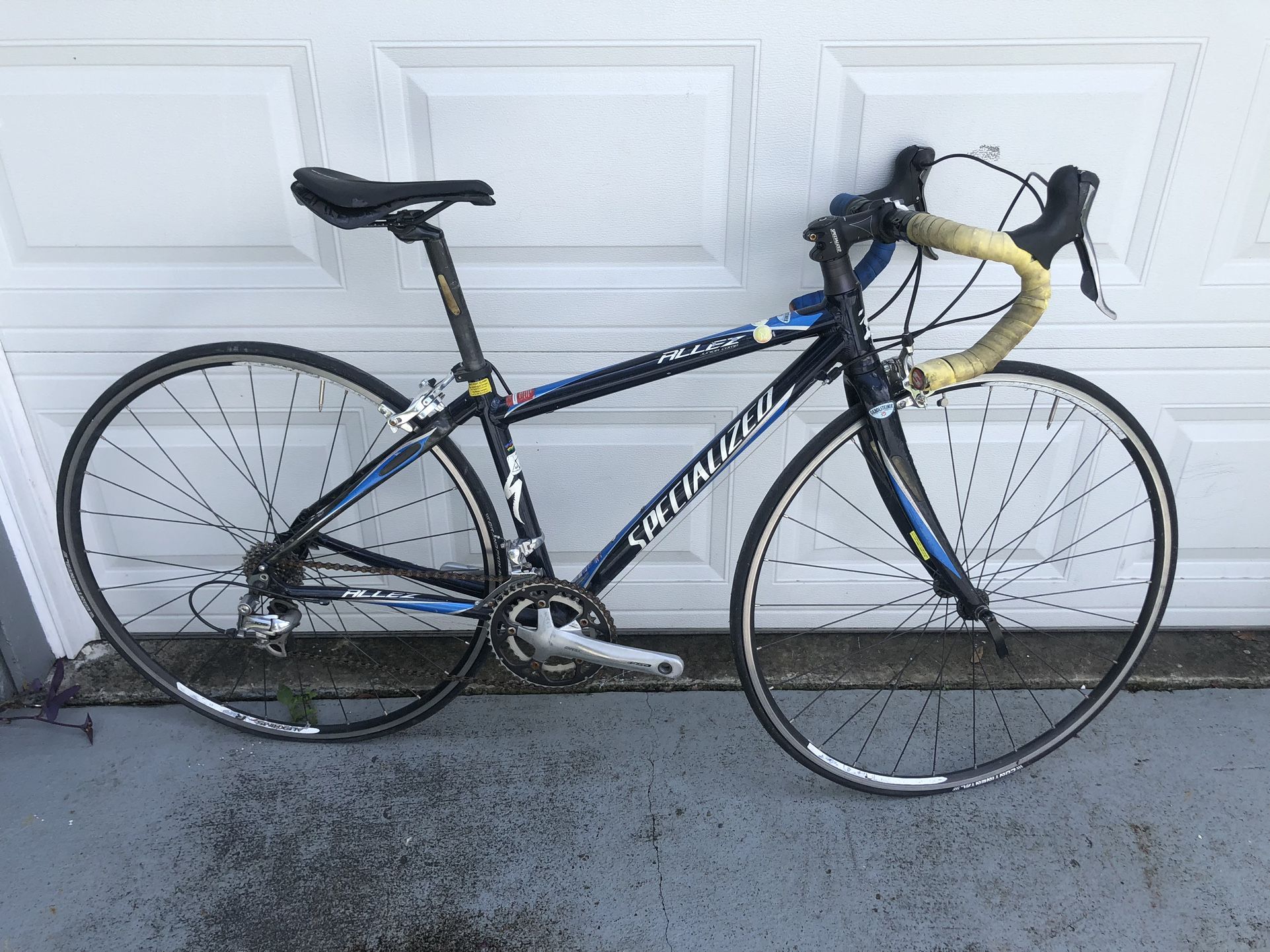 Specialized Allez E5 Disc Road Bike (Blue/Cool black /Blaze) (56cm) As Is
