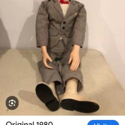 Vintage 1987 Pee-wee Herman Doll.  Pull String Works, Excellent Condition
