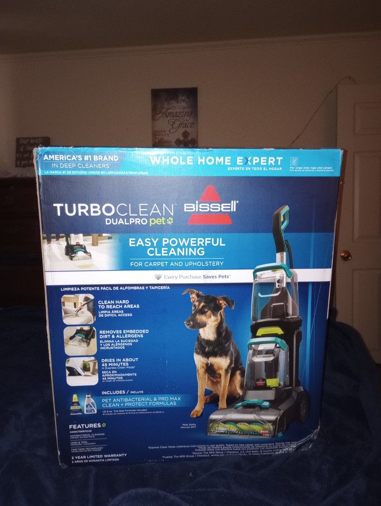  Carpet Cleaner Bissell Turbo clean Dualpro 