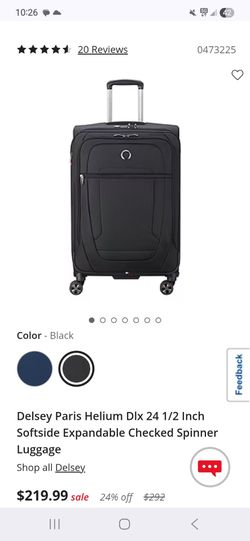 Delsey Paris 2 pc luggage