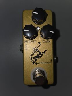 MOSKY Horse Guitar Pedal Overdrive Boost Effects Two Mode True Bypass Mini Size