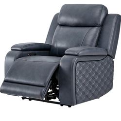 Electric Leather Recliner 