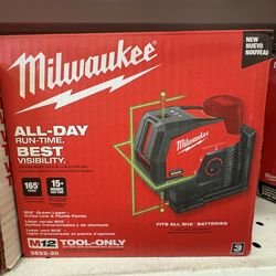 Milwaukee new laser M12
