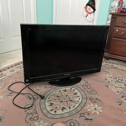 Black LCD Panasonic TV