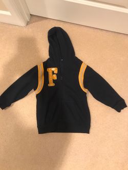 Gap Kids nice quality zip up hoodie football theme boys jacket