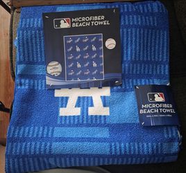 Dodger beach towel