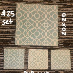 4pc Canvas Artwork Set