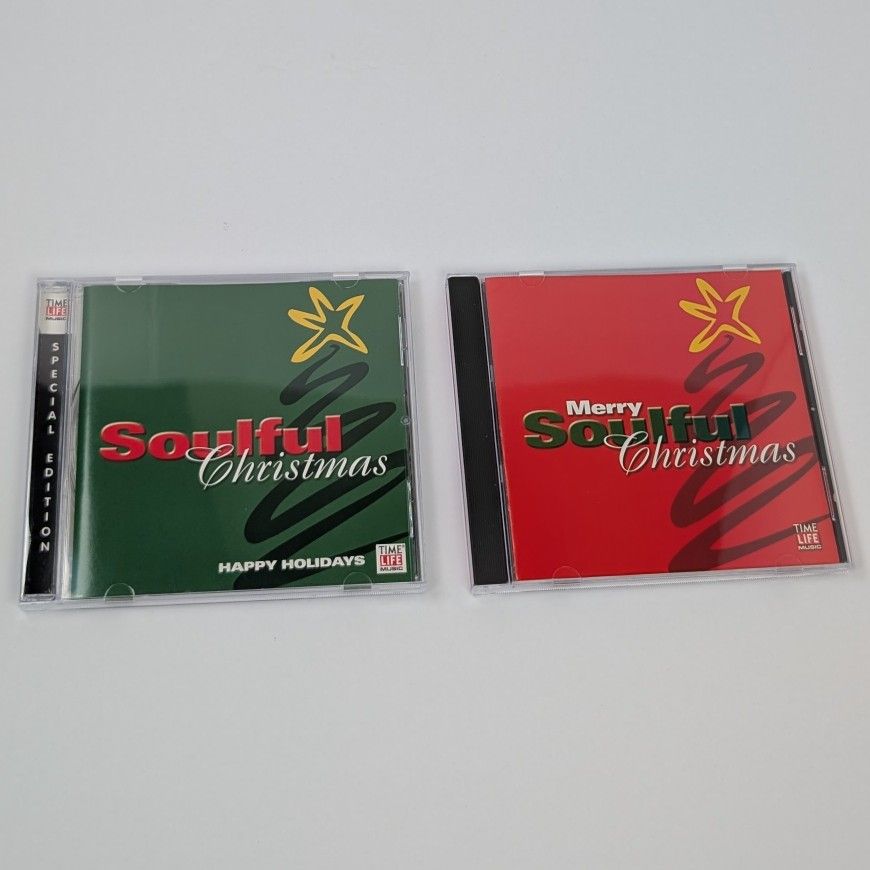 Vintage Time Life Soulful Christmas Happy Holidays & Merry Soulful Christmas CDs