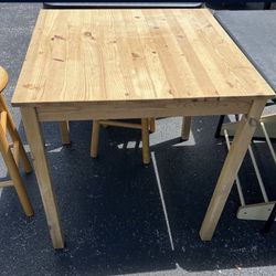 Dinette Wood Table 