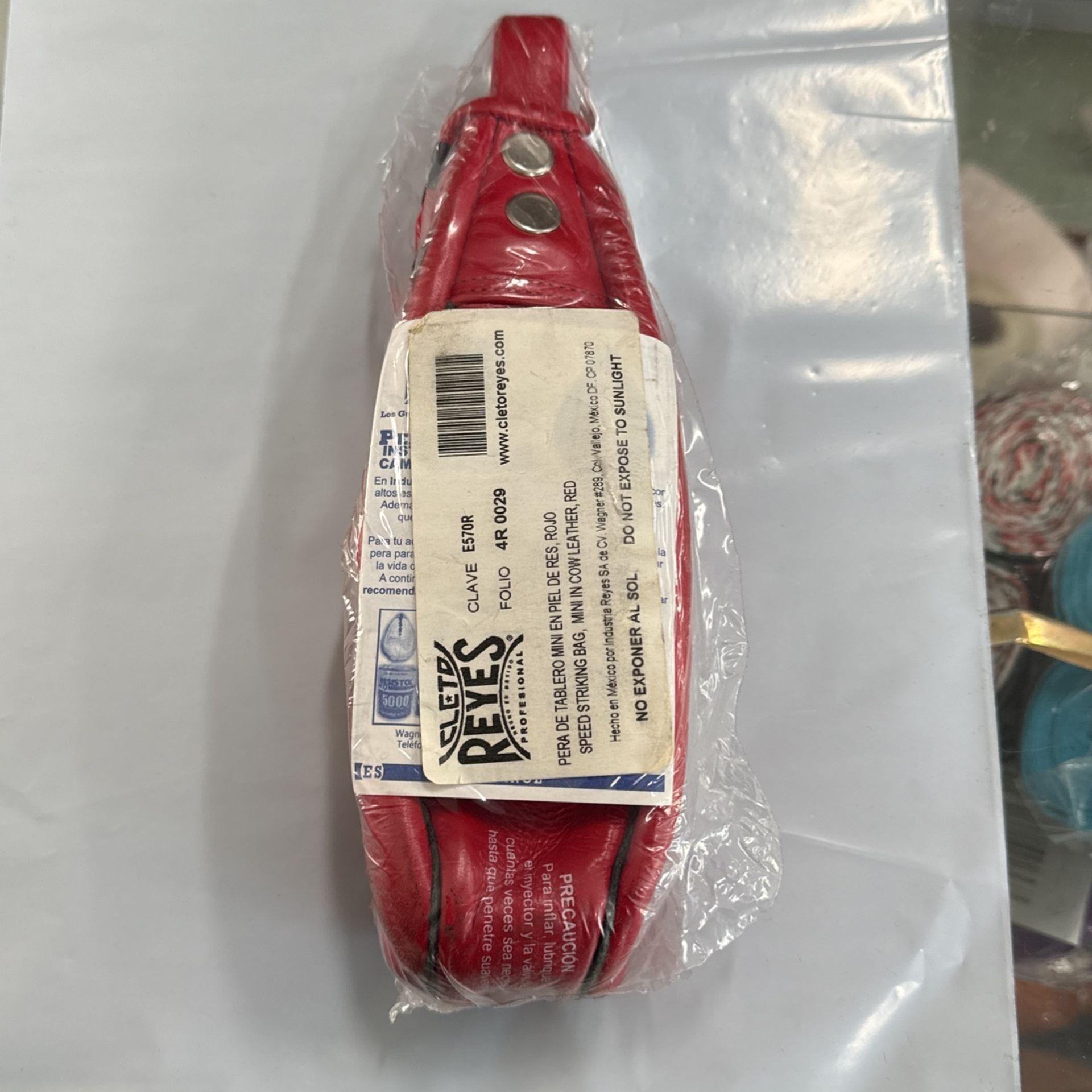 Red Cleto Reyes Speed Bag $100