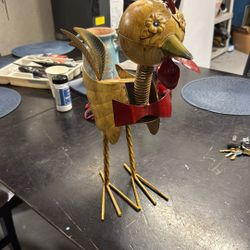 Rooster Metal Sculpture 