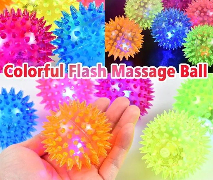 Set Of 9 Fun Light Up Balls
