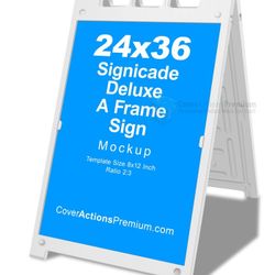 Plastic A-Frame 24x36