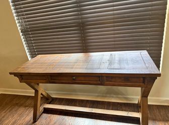 Rustic wooden desk