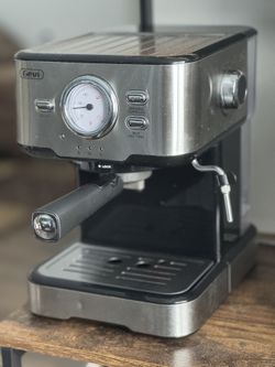 Gevi 15-Bar 1100W Espresso Machine with Milk Frother and Thermometer