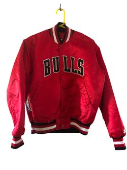 Vintage STARTER CHICAGO BULLS Nylon Jacket Authentic NBA Size M