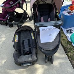 BabyTrend Stroller + Car Seat Combo