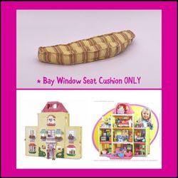 Fisher Price Loving Family Twin Time Dollhouse Bay Window Seat Cushion Pillow Replacement 