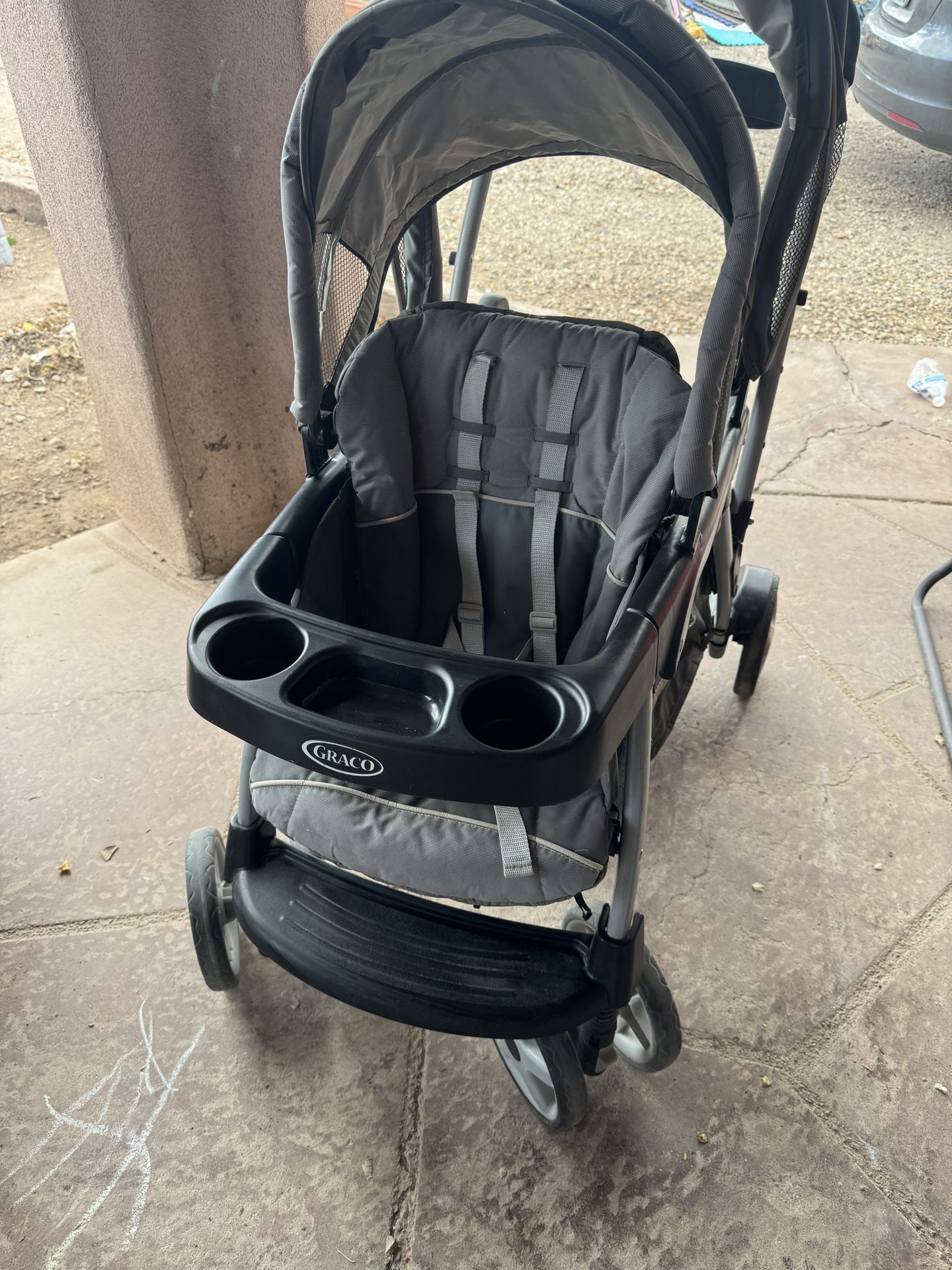 GRACO Double Stroller System with Car Seat And Base