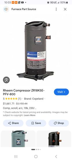 R22 Copeland scroll