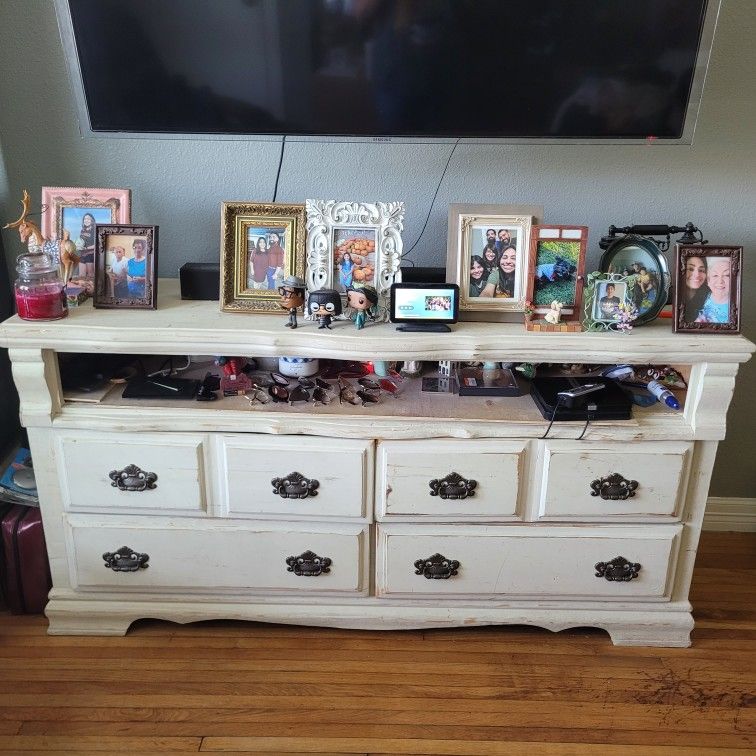 Farmhouse Shabby Chic Console Table