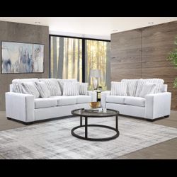 👉🏻 sofa and loveseat Dexter Newsprint Grey