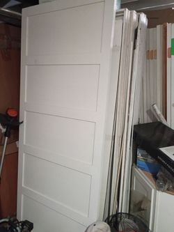 36x84 Barn door,open box complete hardware in. Black ,available now,$180