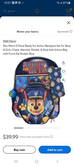 Paw Patrol Backpack