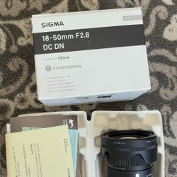 Sigma 18-50mm 2.8