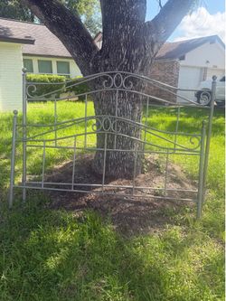 Bed frame with mattress included