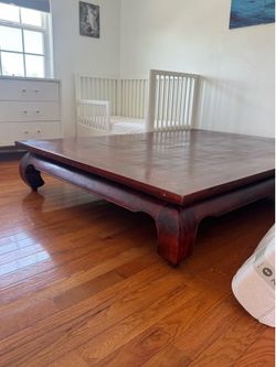 Chinese Ming Style Platform Bed or Monumental Coffee Table