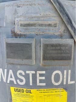 Industrial Waste Oil Reserve Tank