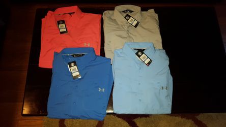 BRAND NEW UNDER ARMOUR FISHING SHIRTS