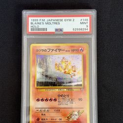 Blaine’s Moltres PSA 9
