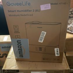 GoveeLife Smart Humidifiers for Bedroom Large Room, Top-Fill Cool Mist 6L WiFi Air Humidifier, Auto Mode, App & Voice Control, 60H Runtime, Rapid Humi