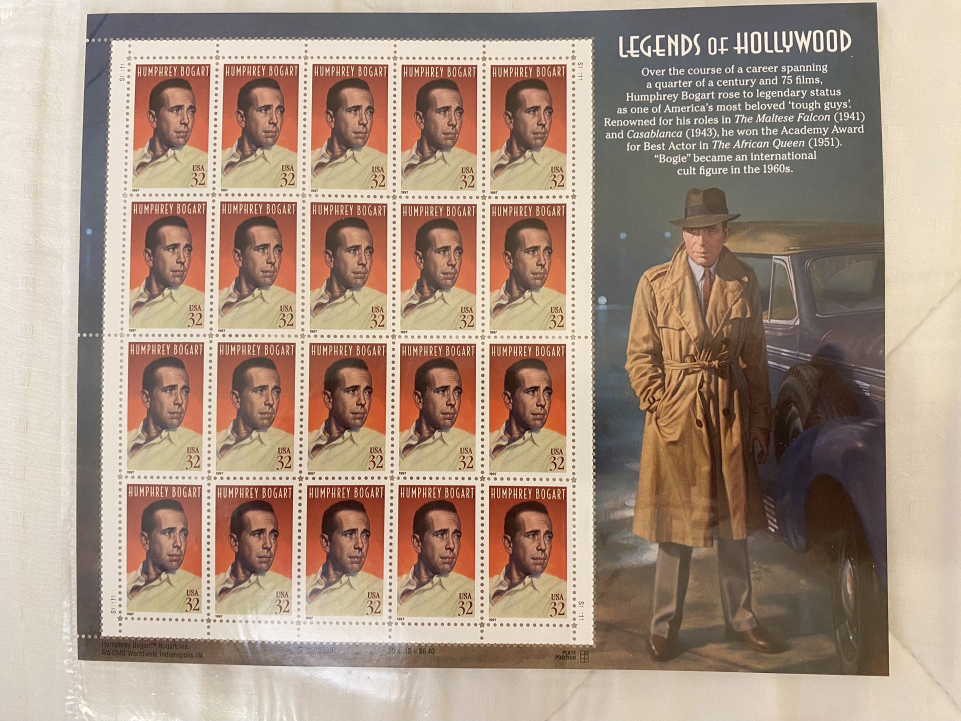 Stamps - (7)Seven Sheets Of Collectible Stamps