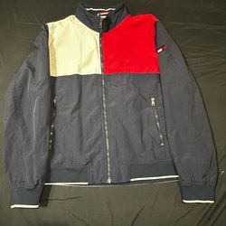 Tommy Hilfiger panel windbreaker jacket XL