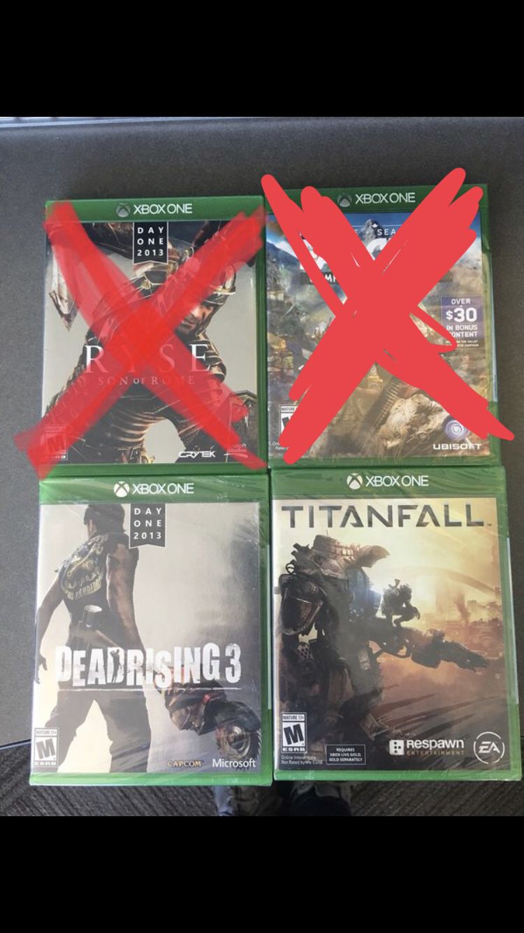 Xbox One games (2 left)