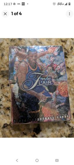 1 Pack of Fleer 1995-96 Flair NBA Basketball Series 1. 1 Sealed Pack Find Jordan inserts, KG Rookie. ONLY $60.