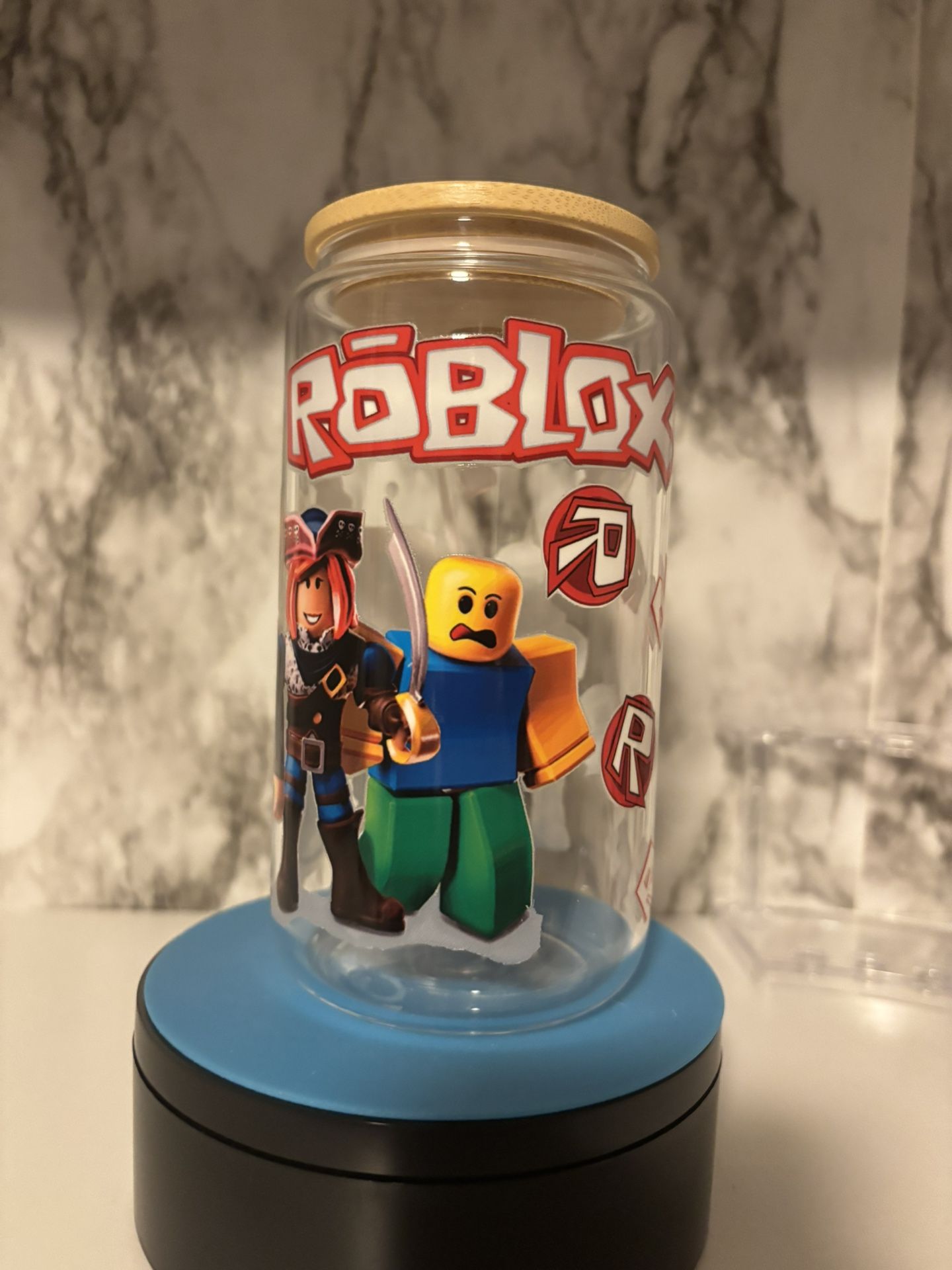 Roblox 16oz Glass Cup